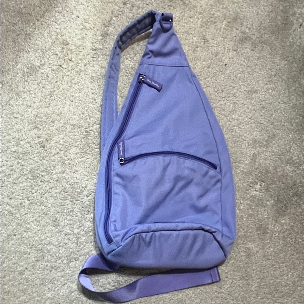 Vera Bradley Lavender Sling Backpack
